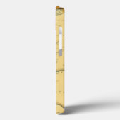 Gelbe Perle auf Karte Case-Mate iPhone Hülle (Rückseite / Links)