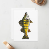 Gelbe Perle Mitteilungskarte (Vorderseite/Rückseite Beispiel)