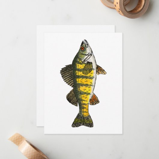 Gelbe Perle Mitteilungskarte (Vorderseite/Rückseite Beispiel)