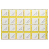Gelbe Personalisierte, einfache Quilt-Etiketteneck Stoff (Yard (91,4 cm))