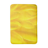 Gelbe Petalabstraktion Mittel Bath Mat Badematte (Vorderseite Vertikal)