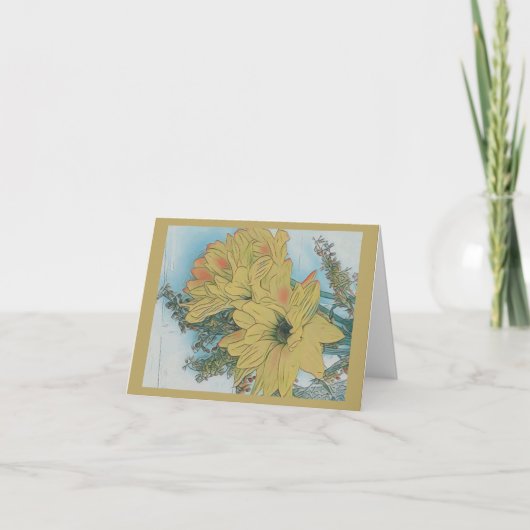 Gelbe Petalen Blank (Vorderseite)