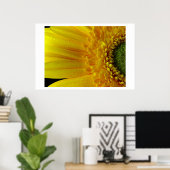 Gelbe Petalen Poster (Heimbüro)