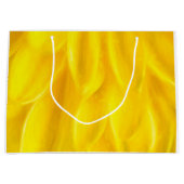 Gelbe Petals Geschenktasche - Große Geschenktüte (Vorderseite)