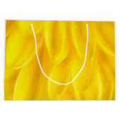 Gelbe Petals Geschenktasche - Große Geschenktüte (Rückseite)