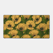 Gelbe Pfeffer auf dunkelgrün Schreibtischunterlage (Vorderseite)