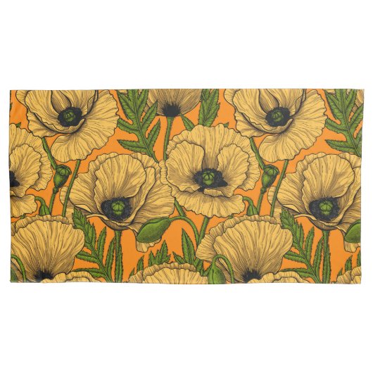 Gelbe Pfeffer Kissenbezug (Vorderseite-Links)