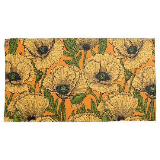 Gelbe Pfeffer Kissenbezug (Vorderseite-Rechts)