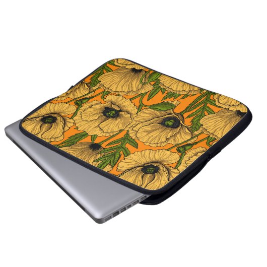 Gelbe Pfeffer Laptopschutzhülle (Vorne Knopf)