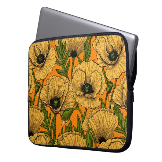 Gelbe Pfeffer Laptopschutzhülle (Vorderseite Links)