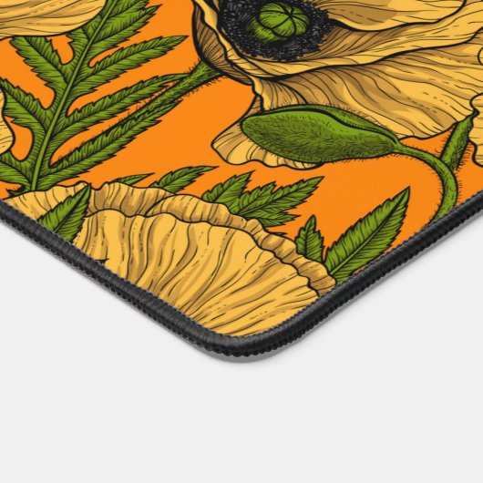 Gelbe Pfeffer Schreibtischunterlage (Ecke)