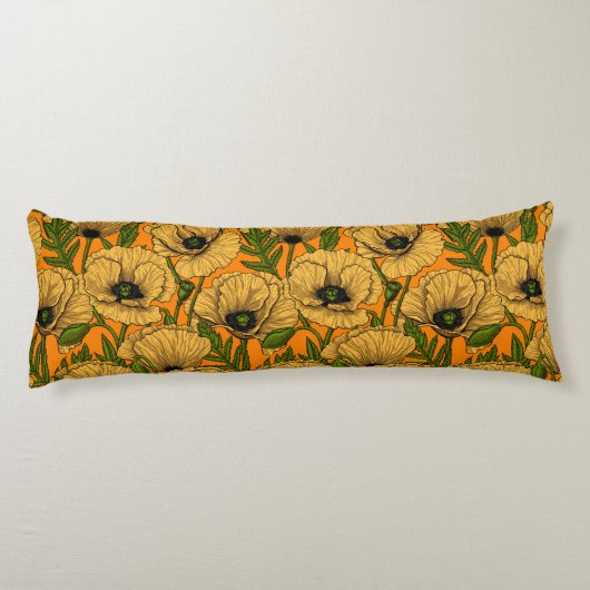 Gelbe Pfeffer Seitenschläferkissen (Rückseite)