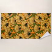 Gelbe Pfeffer Strandtuch (Vorderseite)
