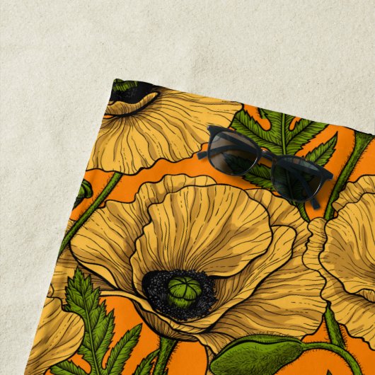 Gelbe Pfeffer Strandtuch (Beispiel)