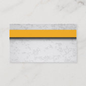 Gelbe Pfeil-Baugewerbe-Karte Visitenkarte (Rückseite)