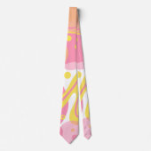 Gelbe Pflanze Krawatte (Vorderseite)