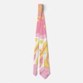 Gelbe Pflanze Krawatte (Rückseite)