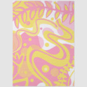 Gelbe Pflanze Seidenpapier (Vorderseite)