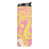 Gelbe Pflanze Thermosbecher (Nach links gedreht)