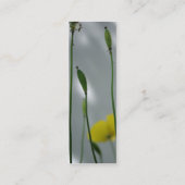 Gelbe Pflaumen schatten 10 Visitenkarten Mini Visitenkarte (Rückseite)