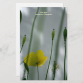 Gelbe Pflaumen Schatten 3 Personalisierte Geschich Briefpapier (Vorne/Hinten)