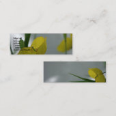 Gelbe Pflaumen Shade 6 Visitenkarten Mini Visitenkarte (Vorne/Hinten)