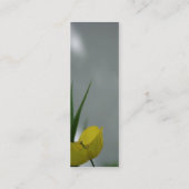 Gelbe Pflaumen Shade 6 Visitenkarten Mini Visitenkarte (Rückseite)