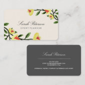 Gelbe Pflaumen Visitenkarte (Vorne/Hinten)