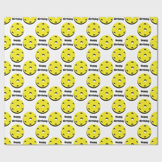 Gelbe Pflücken auf Papier Geschenkpapier (Flach)