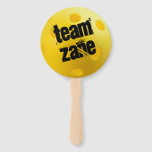 Gelbe Pickleball Balls Pickleball Turnier Fächer (Rückseite)