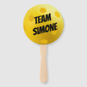 Gelbe Pickleball Balls Pickleball Turnier Fächer (Vorderseite)