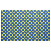Gelbe Pickleballs auf Single-Rückgrat Stoff (Fat Quarter (45,7 x 55,9 cm))