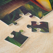 Gelbe Pilze Puzzle (Seite)