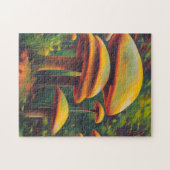 Gelbe Pilze Puzzle (Horizontal)