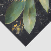 Gelbe Pinsel-Blume Seidenpapier (Ausschnitt)