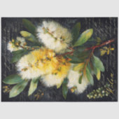 Gelbe Pinsel-Blume Seidenpapier (Vorderseite)