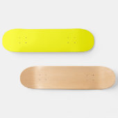 Gelbe Plattform Skateboard (Horizontal)