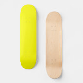 Gelbe Plattform Skateboard (Vorderseite)