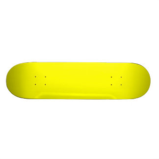 Gelbe Plattform Skateboard