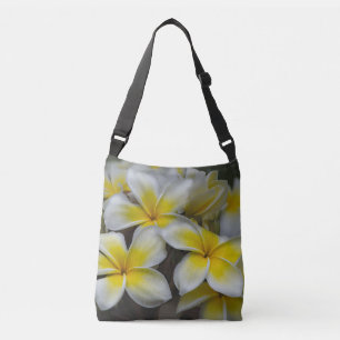 Gelbe Plumeria – Hawaii Tropische Fotografie Tragetaschen Mit Langen Trägern
