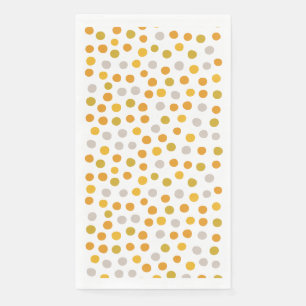 Gelbe Polka-Dot-Party-Servietten Serviette