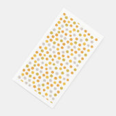 Gelbe Polka-Dot-Party-Servietten Serviette (Ecke)