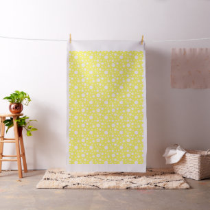 Gelbe Polka Dots Stoff