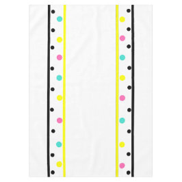Gelbe Polka Dots Tischdecke