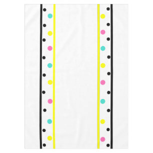 Gelbe Polka Dots Tischdecke