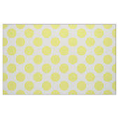 Gelbe Polka-Punkte auf Weiß Stoff (Fat Quarter (45,7 x 55,9 cm))
