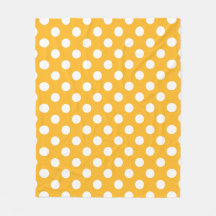 Gelbe Polka-Punkte