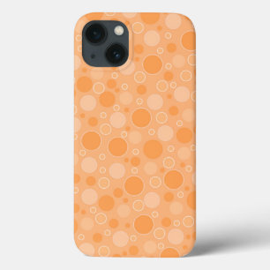 gelbe Polka-Punkte im Retro-Stil der sechziger Jah Case-Mate iPhone Hülle