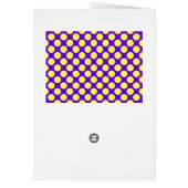 Gelbe Polka Punkte mit Lila Hintergrund STaylor (Hinten)