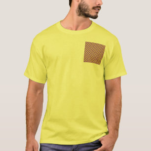 Gelbe Polka Punkte mit Lila Hintergrund STaylor T-Shirt